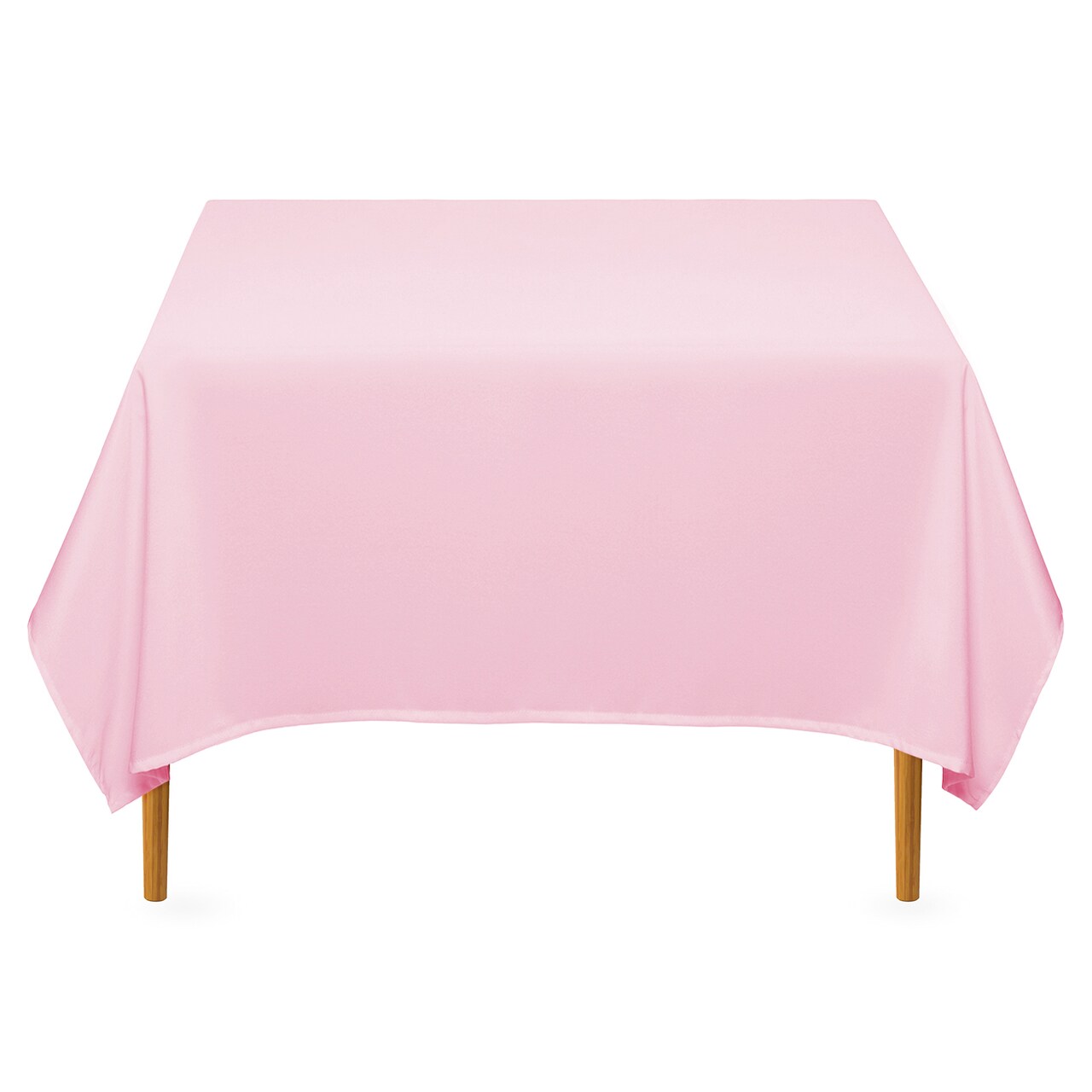 Lann's Linens - Square Premium Tablecloth for Wedding / Banquet / Restaurant - Polyester Fabric Table Cloth